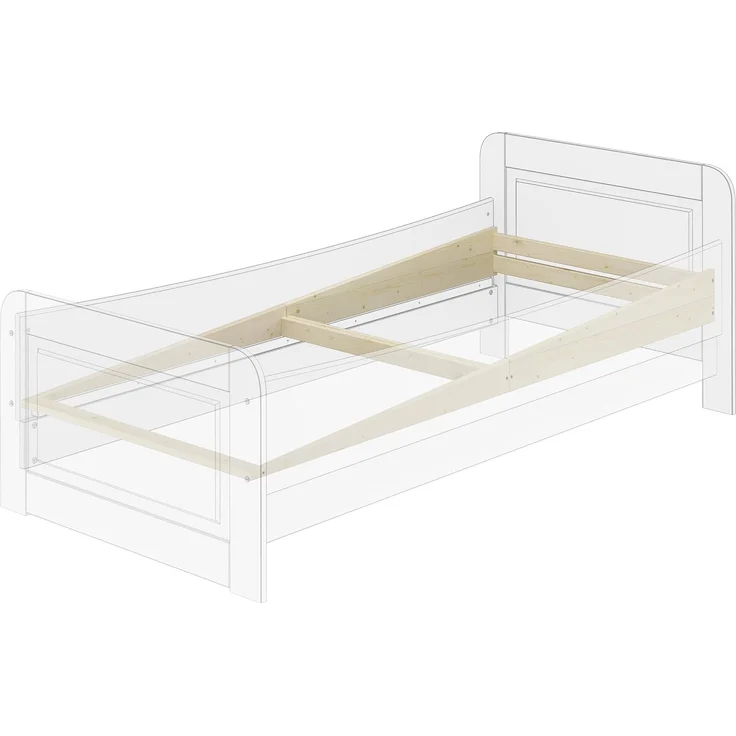 Lattenrost Steiler Reflux-Rahmen Kopfteilerhöhung Keilrahmen, ERST-HOLZ – Bild 3