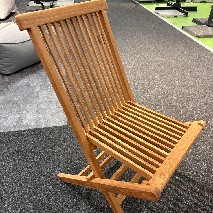 RIVA Klappstuhl Teakholz – Bild 3