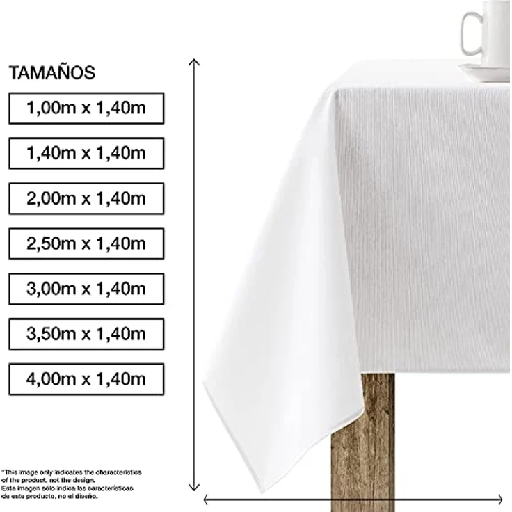 Belum Tischdecke mit Karomuster, fleckabweisend, kariert, 300x140 cm, fleckenabweisende Tischdecke, kein Wachstuch, Blau – Bild 6