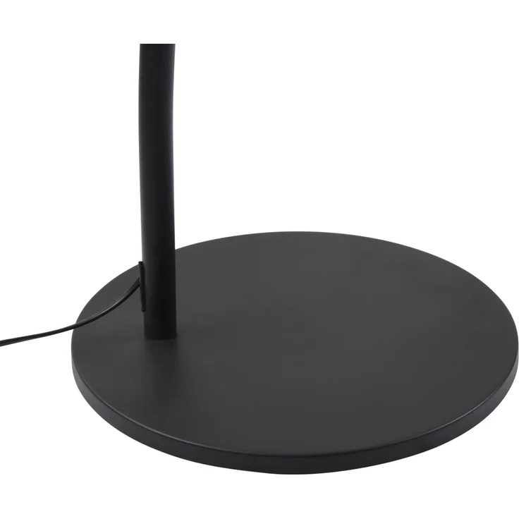 Lucande Bogenlampe Boga, LED, Metall, Schwarz warmweiß IP20, LED 23 W gesamt, warmweiß – Bild 7