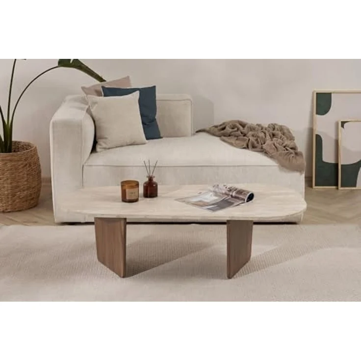 Skye Decor Couchtisch Ovalis (1 Tisch), Ovale Tischplatte – Bild 2
