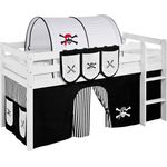 Tunnel 'Pirat Schwarz' - für Hochbett, Spielbett und Etagenbett