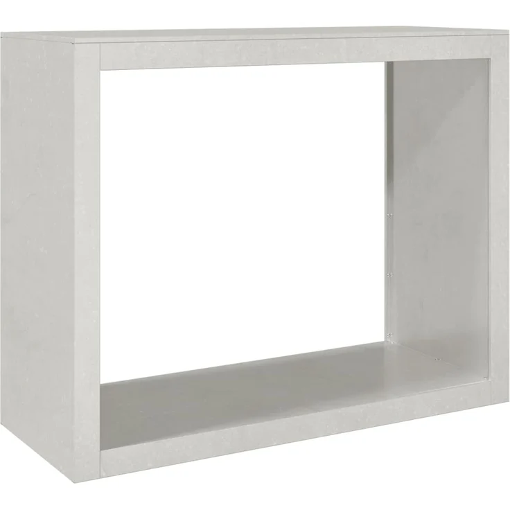 vidaXL Brennholzregal 100x40x80 cm Edelstahl 850979 – Bild 5