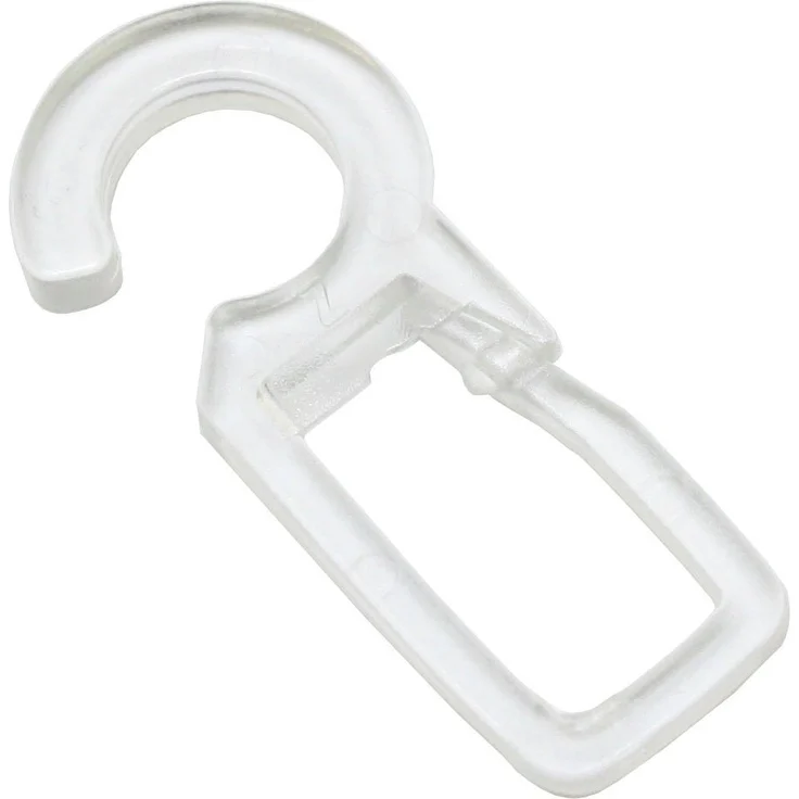 GARDINIA Faltenclip Gardinenhaken Kunststoff, (10-St), Zubehör Vitragestangen/Caféhausstangen – Bild 1