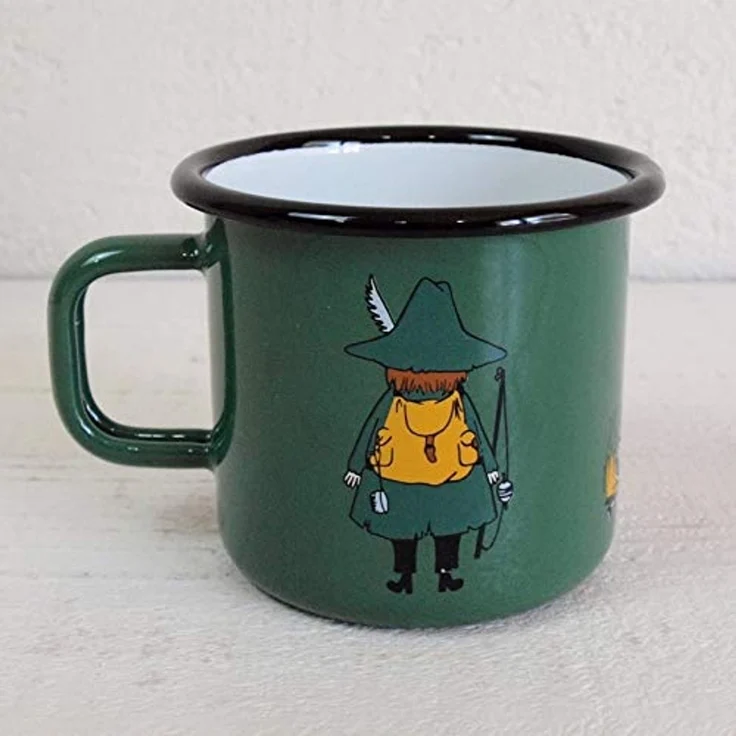 Muurla Kinderbecher Tasse Mumins Snufkin Grün (370 ml) – Bild 3