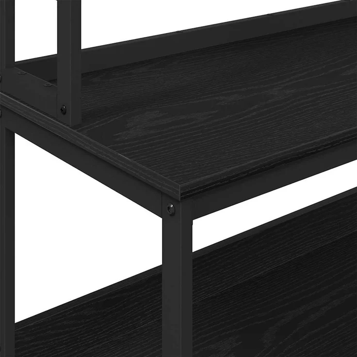 vidaXL Küchenregal Schwarz Eichen-Optik 80 x 40 x 168 cm Holzwerkstoff 883886 – Bild 8
