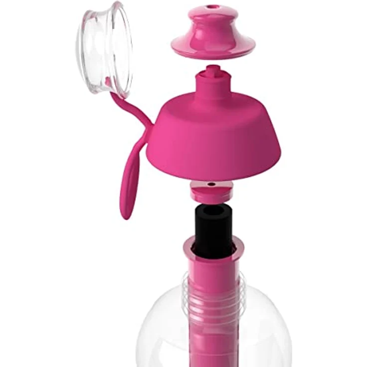 Dafi POZ00968 Wasserfiltration Flasche 0 5 l Pink Transparent – Bild 2