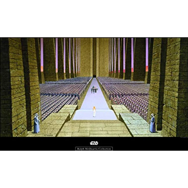 Komar Wandbild Star Wars Classic RMQ Ceremony, Kunstdruck ohne Rahmen, 70 x 50 cm, fotorealistischer Druck auf Premium-Poster Fotopapier, geeignet für Kinderzimmer und Jugendzimmer – Bild 1