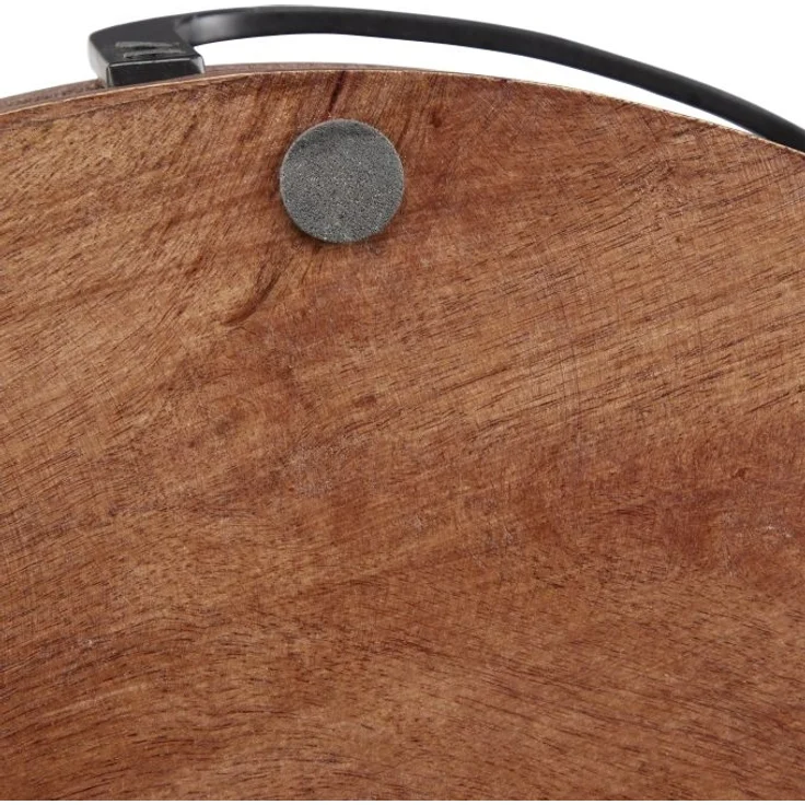 Mangoholz Tablett mit Metallrand – Bild 8