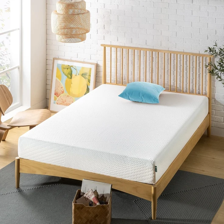 Zinus Essential Memory-Schaum-Matratze mit grünem Tee, anpassbar, 7 Zonen, 150x190 cm, Höhe 20 cm, günstig, Öko-Tex – Bild 3