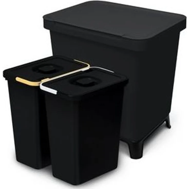 YourCasa Mülleimer YourCasa® Mülleimer Küche mit 2-4 Fächern [20-40L] Mülltrennsysteme, 2x10L, 4x10L – Bild 6