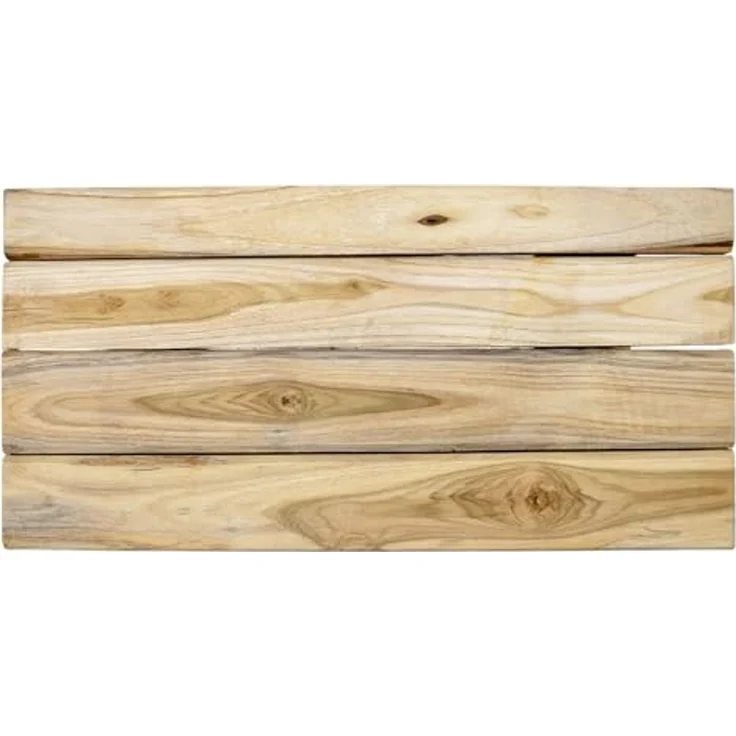 Spetebo Blumenhocker Teakholz Blumenhocker natur rechteckig - 43 x 38 cm (Anzahl, 1 St, Stück), Lieferung erfolgt fertig montiert – Bild 4