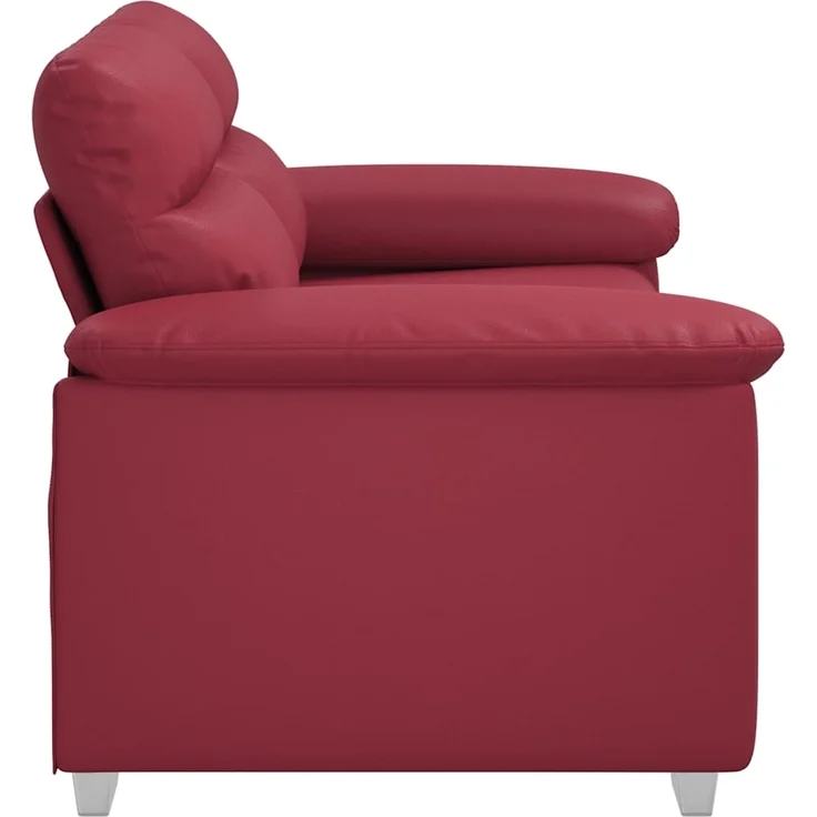 vidaXL 2-Sitzer-Sofa Weinrot 160x81x84 cm Kunstleder 4105335 – Bild 4