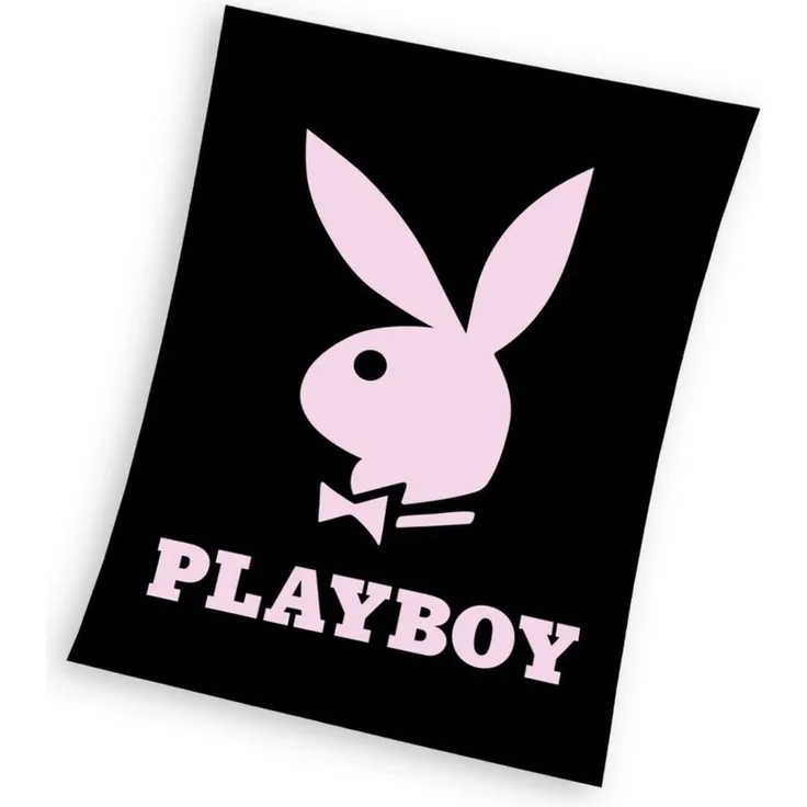 Wohndecke Playboy Fleecedecke Kuscheldecke 150 x 200 cm, PLAYBOY