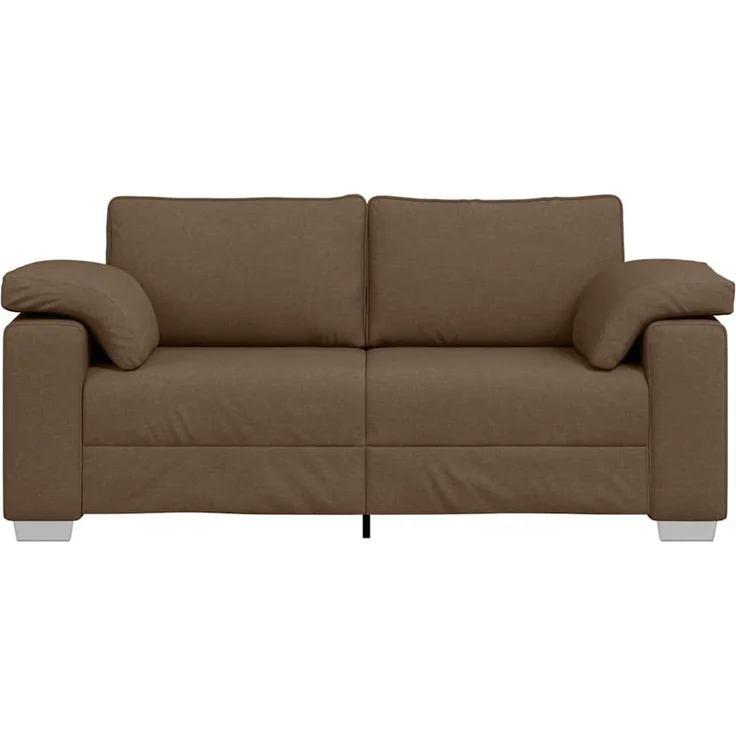 vidaXL Zweisitzer-Sofa Braun 180 cm Stoff 4105231 – Bild 5