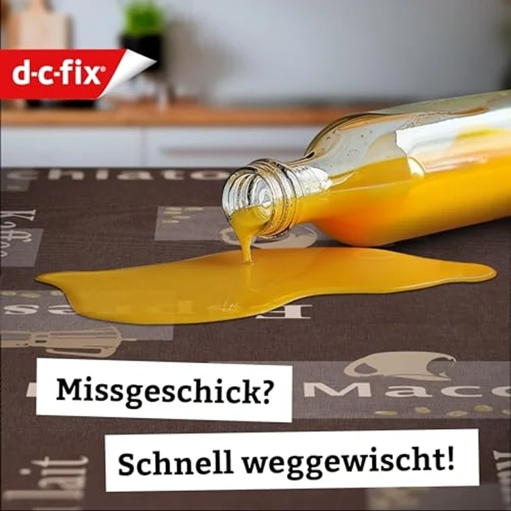 d-c-table® Tischdecke Manhattan Cappuccino 150x250 cm, schoko – Bild 3