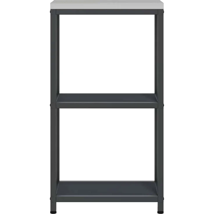 vidaXL Küchenaufbewahrung mit Regal Anthrazit 60 x 50 x 92 cm Stahl 874977 – Bild 8