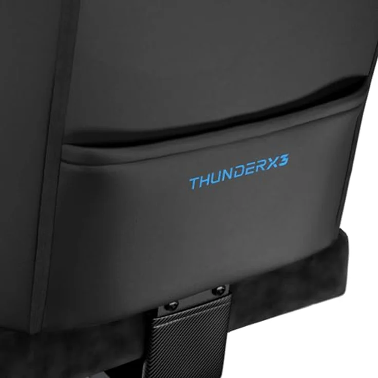 ThunderX3 SOLO 360, Ergonomischer Gaming-Stuhl mit 3D x 360 Armlehnen und Stoffpolsterung, Racer, blau – Bild 6