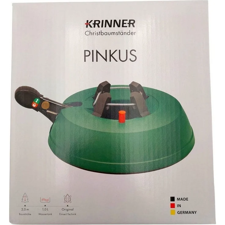 Weihnachtsbaumständer mit Wassertank und Fußhebel grün Christbaumständer Baumständer Weihnachtsbaumhalter Tannenbaumhalter – Bild 2