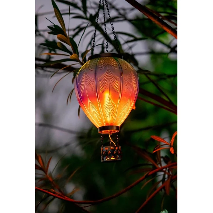 Northpoint LED Gartenleuchte Heißluftballon Windlicht Außenbereich Garten – Bild 3