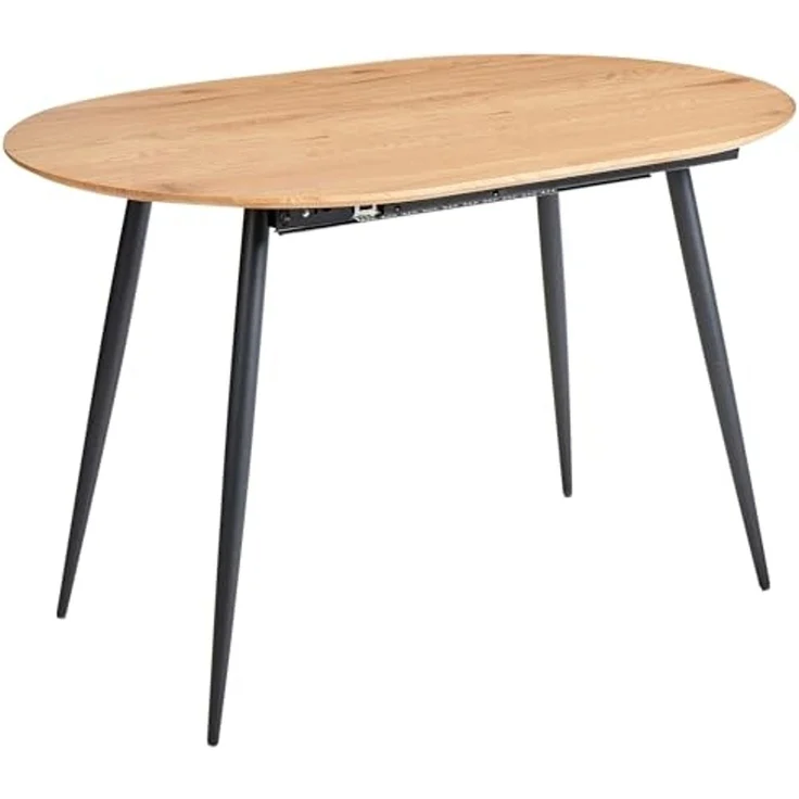 Ausziehbarer Esstisch CLAVET Hellbraun 120 160 cm 80 cm – Bild 4