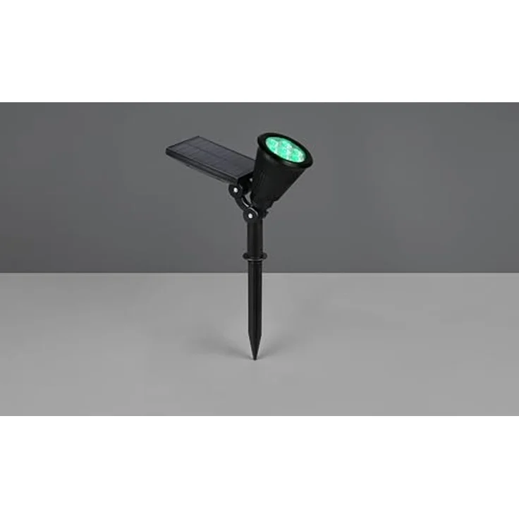 Schwenkbarer Solar Deko Gartenstrahler FESTIVAL mit RGB Farbwechsel, H: 36cm – Bild 3