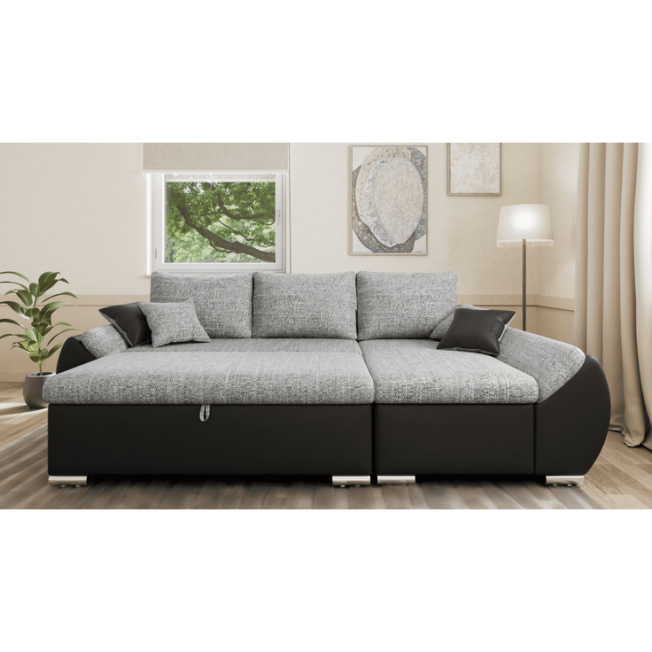 Ecksofa Auro von Jan-Art mit Schlaffunktion | verschiedene Farben erhältlich – Bild 2