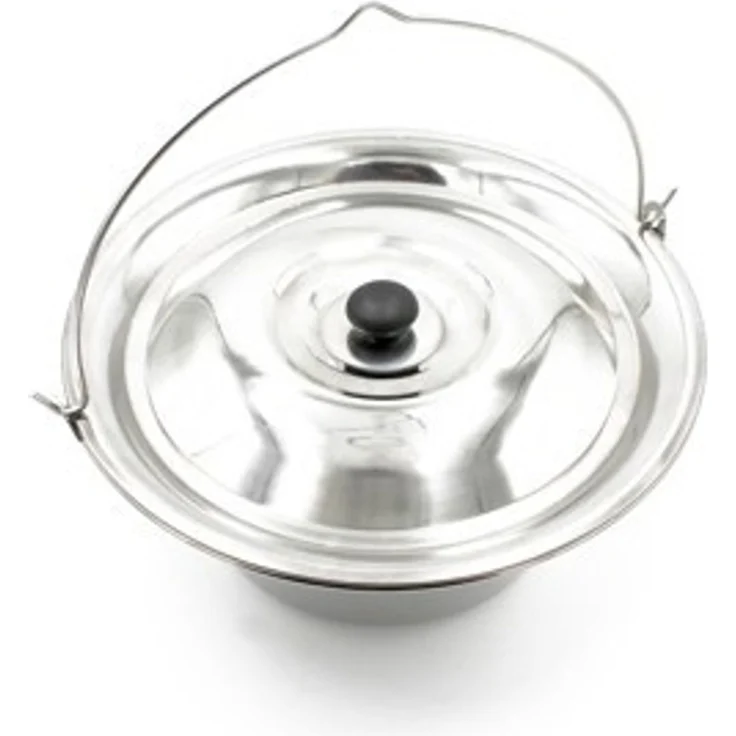 Su-Deco Gulaschkessel 10 Liter Edelstahl silber – Bild 2