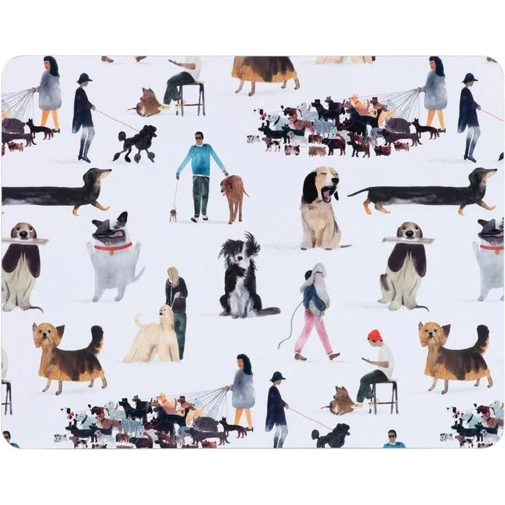 Maxwell & Williams GI0321 Tischsset 4-tgl. BEST FURRY FRIENDS 34 x 26,5 cm, MDF, in Geschenkbox