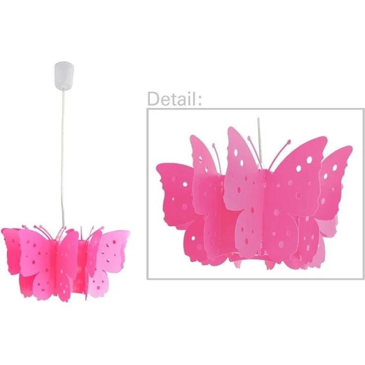näve Pendelleuchte Kizi, ohne Leuchtmittel, Hängeleuchte, pink – Bild 3