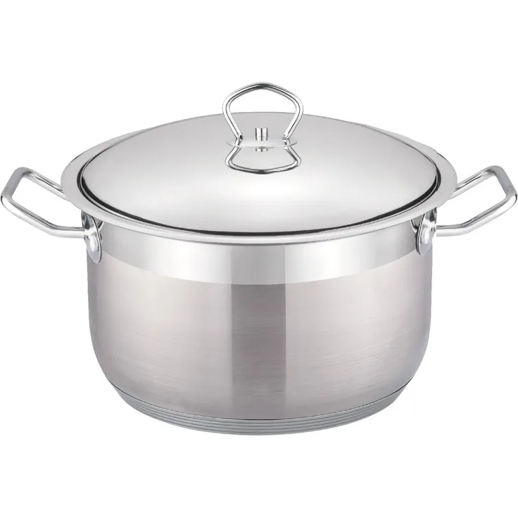 Kochtopf 10 L Edelstahl 30 cm Deckel Suppentopf Gulaschkessel Universaltopf Induktion