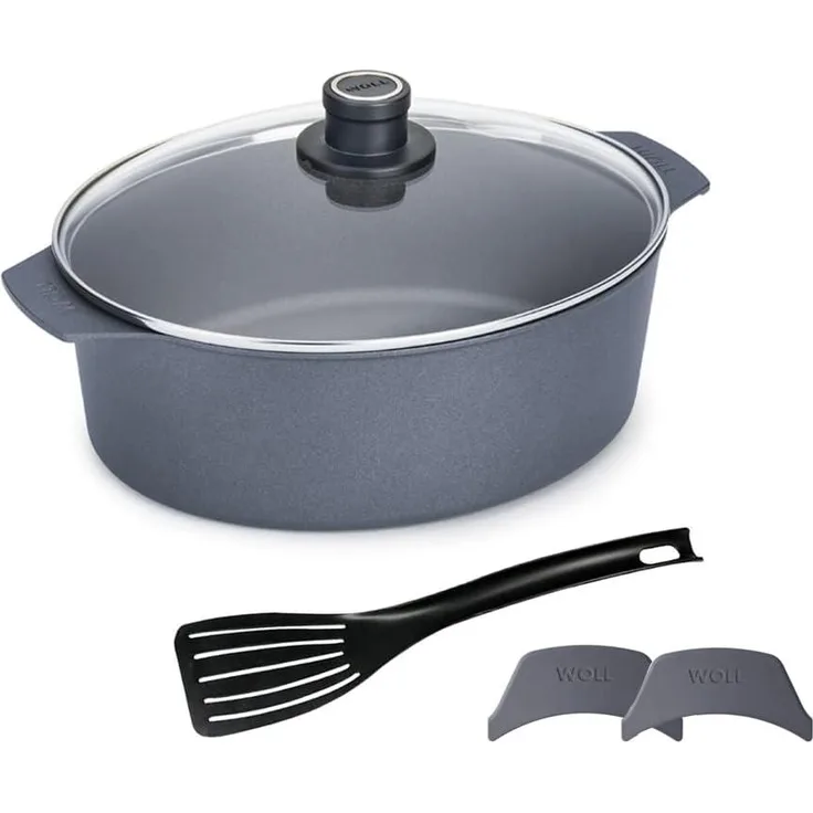 Woll Set 31x26 cm eckig mit Deckel 6 Liter