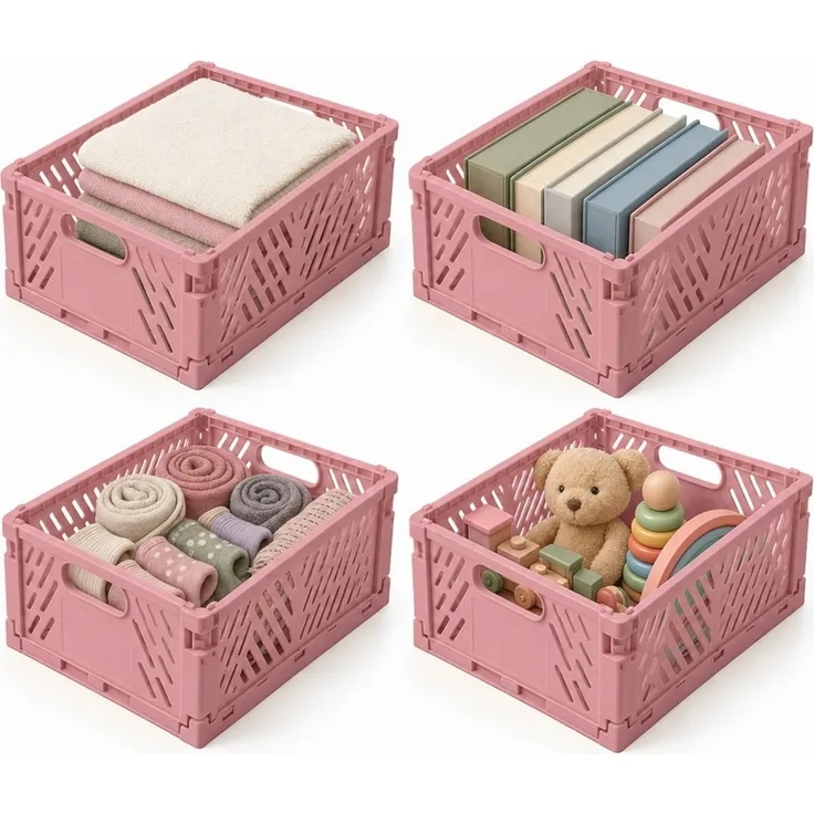 Relaxdays Klappbox 4er Set