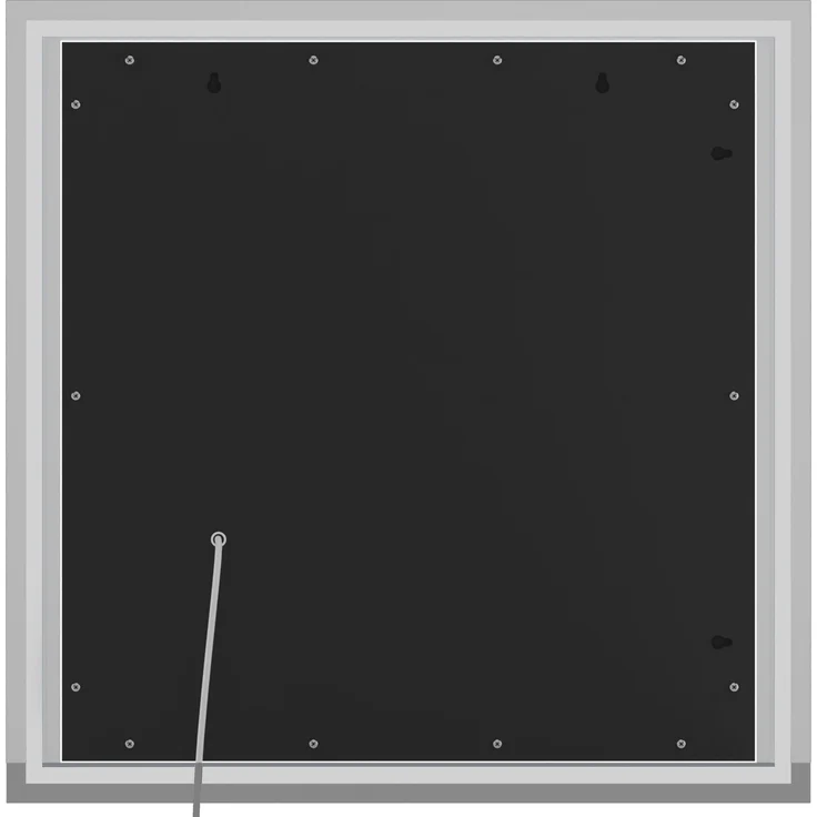CLP Badspiegel Jaffrey Anti-Beschlag Quer- und Hochformat LED dimmbar 3 Licht-Modi,80x80 cm – Bild 7