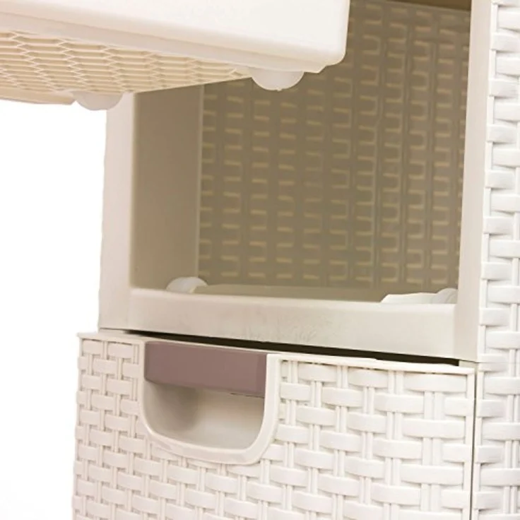Curver Badregal, Regal mit 4 Schubladen Curver Style – Bild 6
