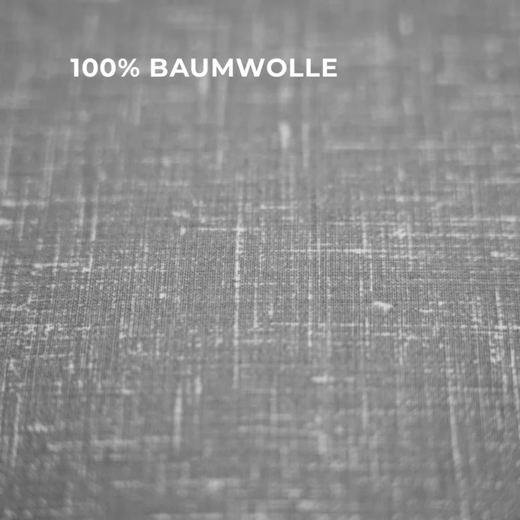 Renforce Wendebettwäsche mit Reißverschluss - Bettwäsche aus 100% Baumwolle, Grau 135x200 cm + 80x80 cm – Bild 5