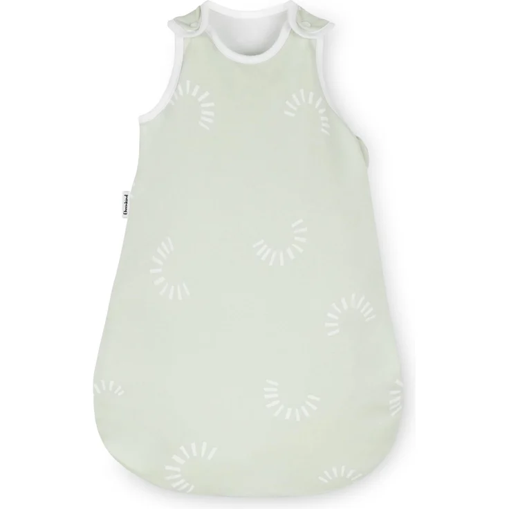 Ehrenkind® Baby Sommerschlafsack Rund | Bio-Baumwolle | Sommer Schlafsack Gr. 50/56 Salbei Gemustert | Schlafsack Baby Schlafsack Kinder