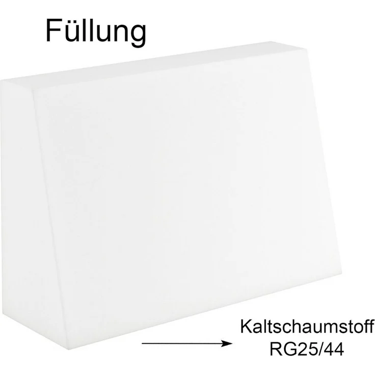 sunnypillow Rückenkissen Palettenkissen mit abnehmbarem Bezug Seitenkissen 60 x 40 x 20/10cm, Anthrazit – Bild 3