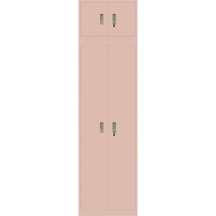 vidaXL Aufbewahrungsschrank 2 stk. Rosa 60 x 40 x 220 cm Stahl 3438706 – Bild 8