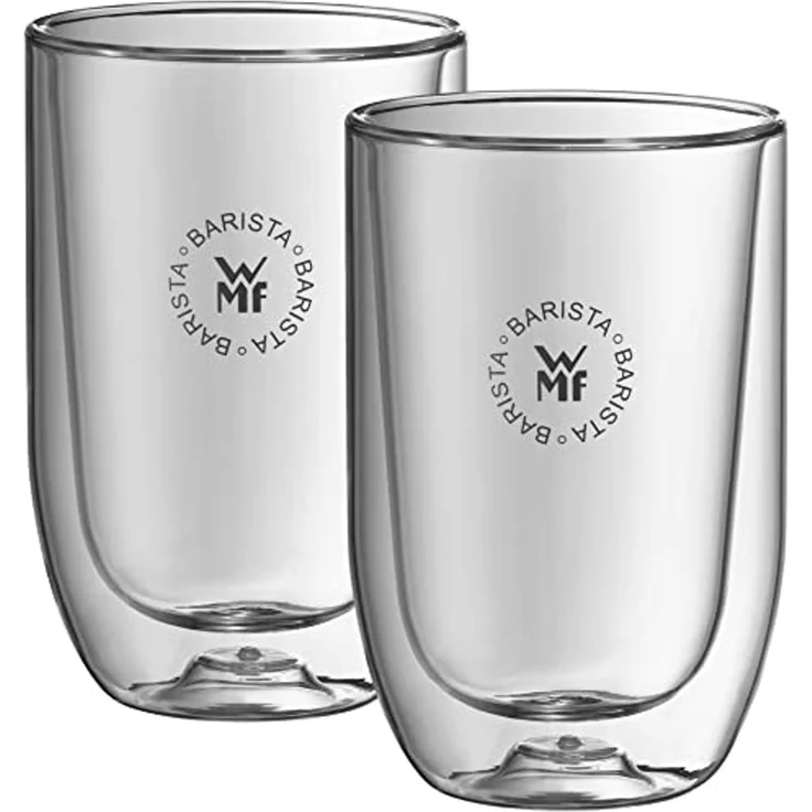 WMF Thermoglas Barista, 2-tlg, Glas, doppelwandiges hitzebeständiges Glas, stilvoll, kein Kondenswasser – Bild 1