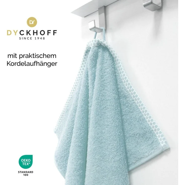 Dyckhoff Duschtuch Pure Natural Uni, Frottier (Packung, 1-St), BIO Baumwolle, GOTS – Bild 2