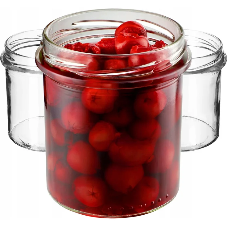 KADAX 10 x Einmachgläser 350 ml, Glas für Konserven, Marmelade, Honig, Pasteten und Fleisch – Bild 8
