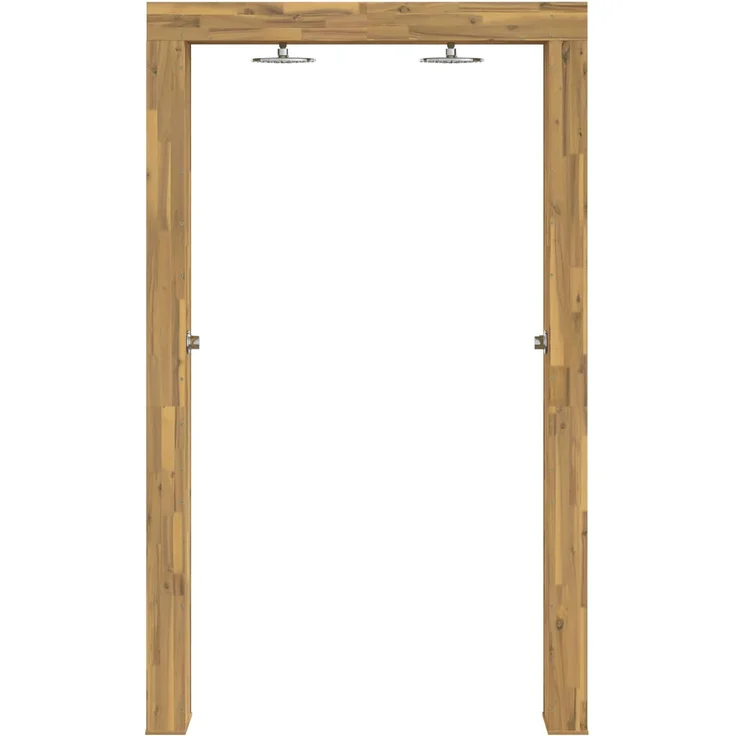 vidaXL Gartendusche 226 cm Massives Akazienholz und Edelstahl 903115 – Bild 3