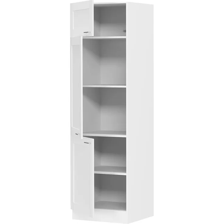 VCM Küchenmöbel Unterschrank Colura 920545 Weiß H. 207 x B. 60 x T. 57 cm