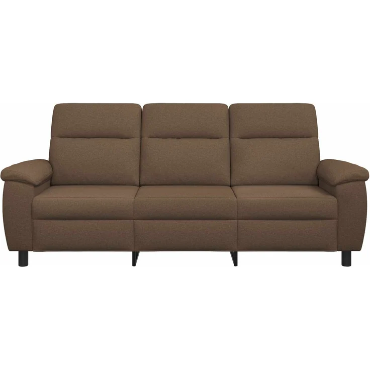vidaXL Sofa Braun 214 x 90 x 95 cm Stoff 42040978 – Bild 2