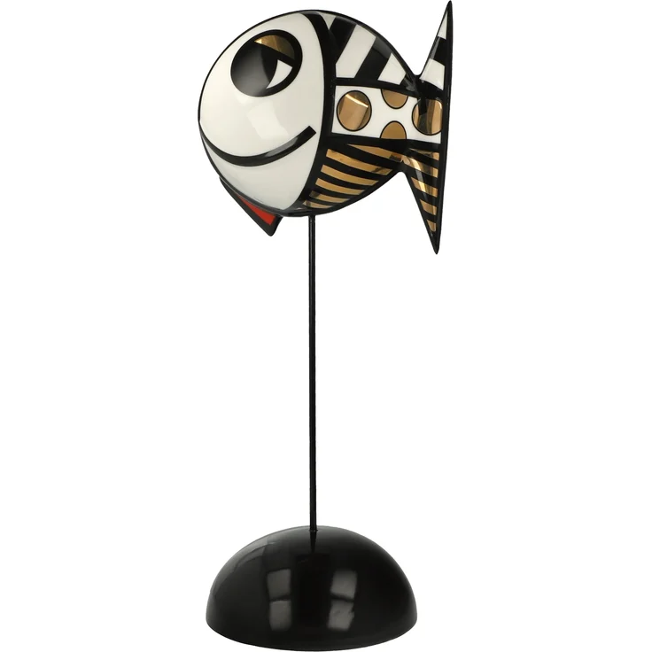 Goebel / Romero Britto - Golden Deeply in Love 1,Figur,11,0cm x 10,0cm x 28,5cm / Porzellan / 11,0cm x 10,0cm x 28,5cm – Bild 3