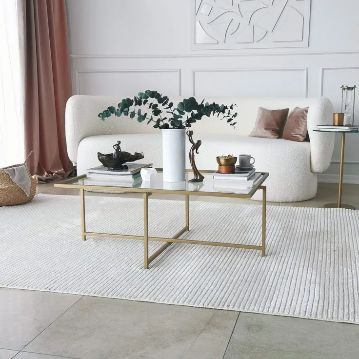 Skye Decor 'Sun S410' Couchtisch, Gold, 94 x 35 x 64 cm
