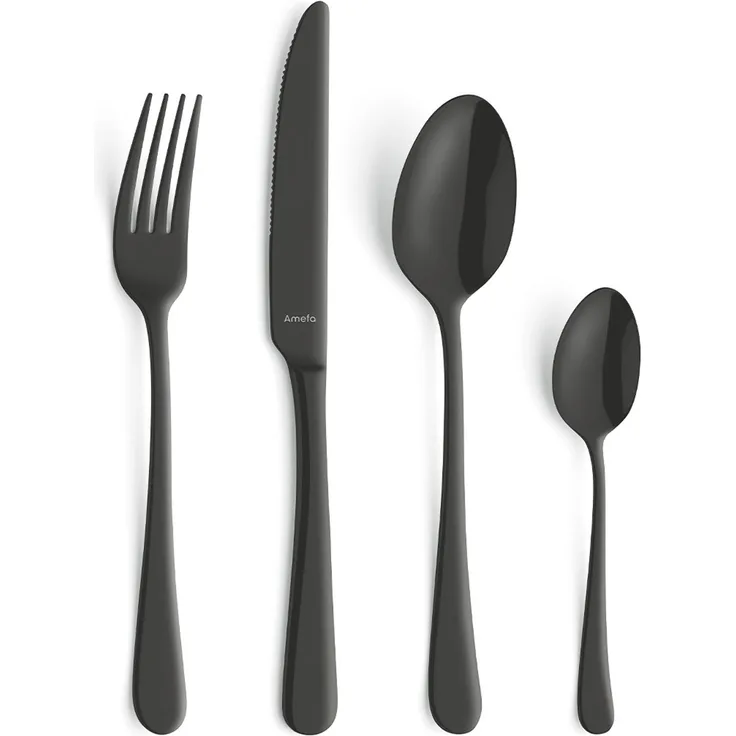 Amefa AUSTIN Besteckset 32-teilig PVD schwarz mattiert