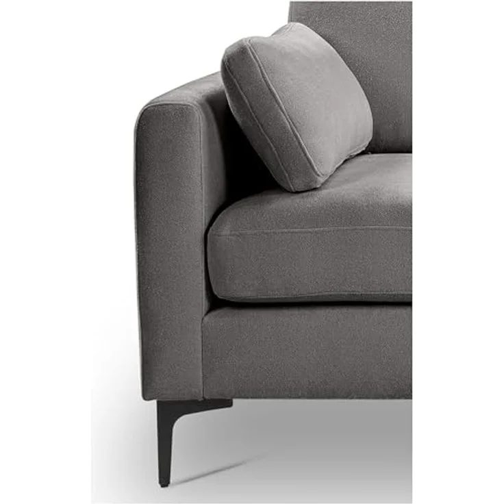 Sofa 3,5 Sitzer B/H/T: 225 x 92 x 97 cm in Hellgrau – Bild 5