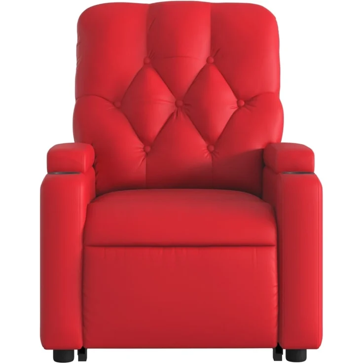vidaXL Massagesessel mit Aufstehhilfe Rot Kunstleder 3204784 – Bild 7